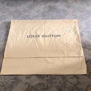 Authentic Extra Large Louis Vuitton Dust Bag